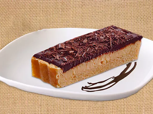 Tarta de limón y chocolate